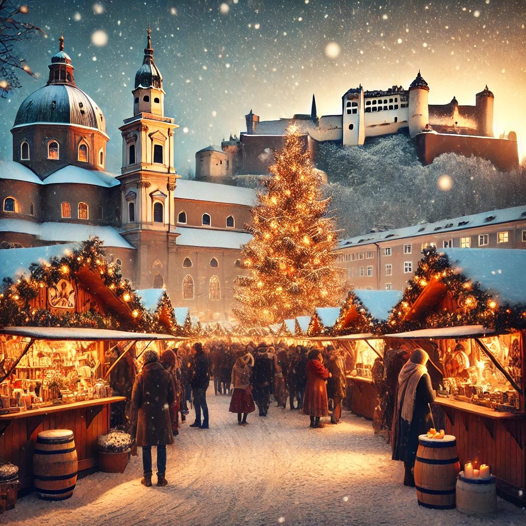 salzburg romantischer weihnachtsmarkt